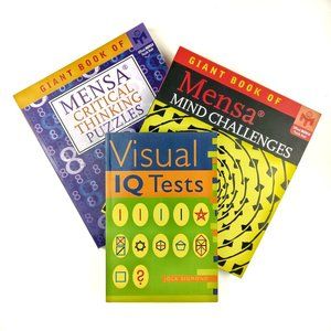 3 New Books Puzzles Brain Teaser Mental Exercises